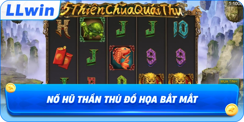 Nổ Hũ Thần Thú đồ họa bắt mắt