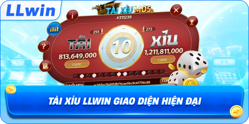 Tài Xỉu LLWIN giao diện hiện đại